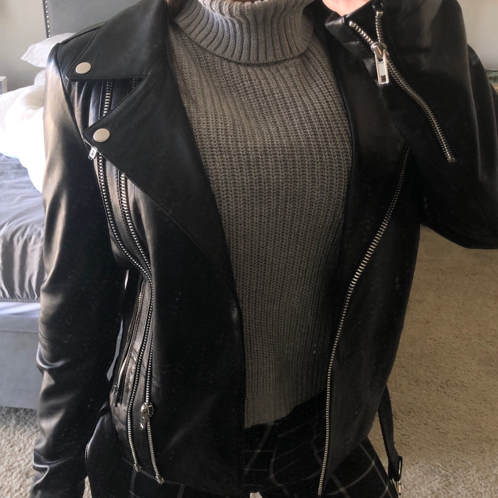 Zara over sized biker jacket - Picture 1 of 3